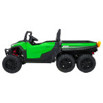 Elektrické autíčko Farmer Truck X-POWER - dvojmiestne, zelené